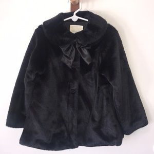 Copper Key faux fur coat